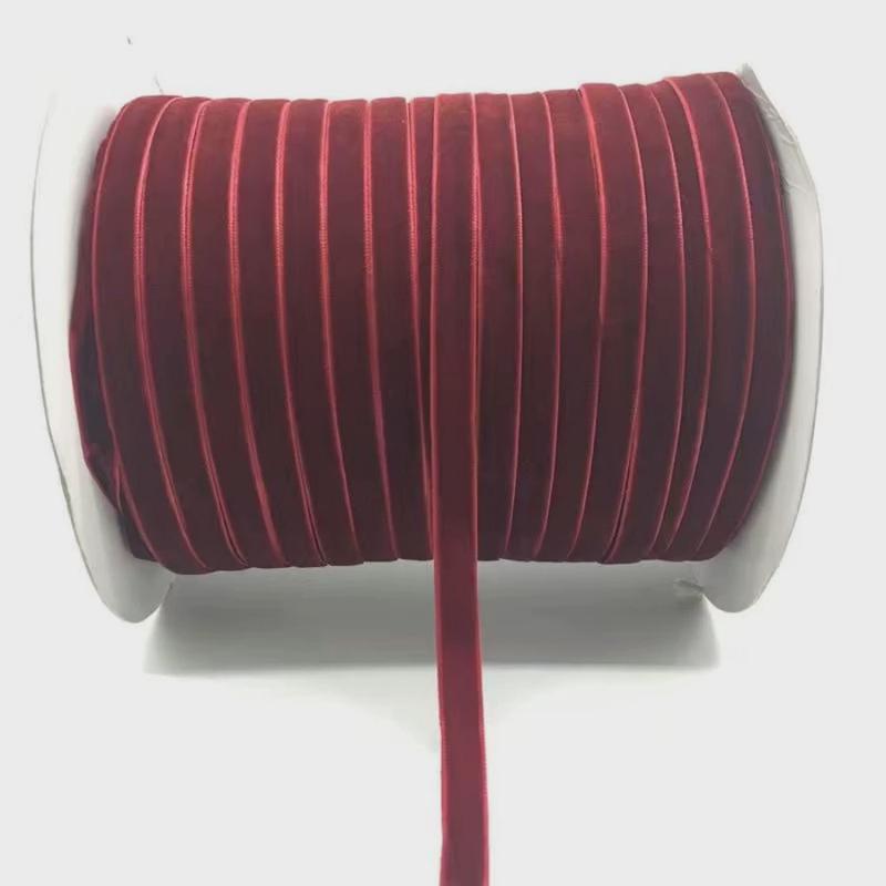 Cinta de Terciopelo de 6-38 mm para Decoración de Bodas y Fiestas, Regalo Hecho a Mano