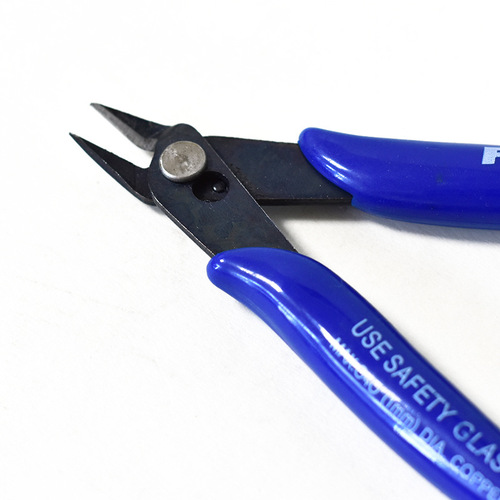 Blue handle 170 electronic scissors industrial nozzle plastic diagonal pliers model trimming cutting pliers hand tools