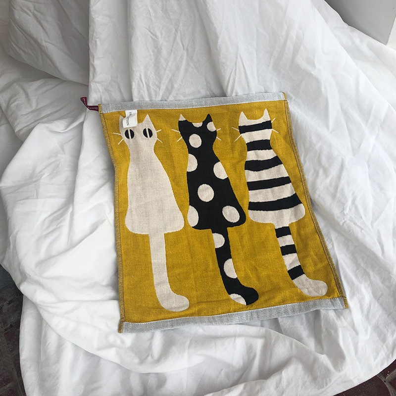 70g Weight Towels, Bath Towels Home Textiles & Decor Type Hooks Storage & Cleaning Cotton Material Animal Pattern Cute Style Cute Animal Cotton Towels Bath Towels Hooks 18