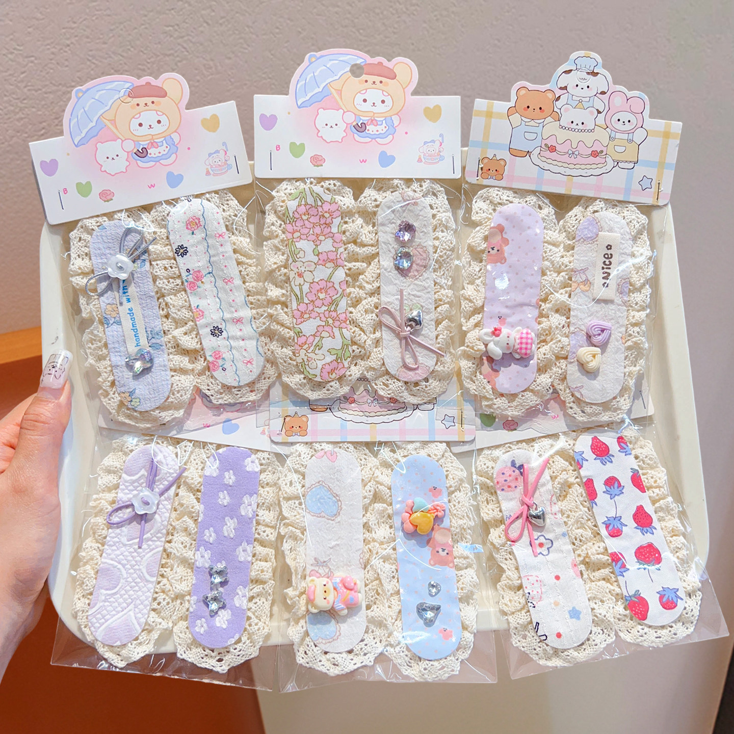 Children's hair tidying magic tape, baby hair sticker, bangs organizer, magic hair tape for girls that doesn't damage hair, hair accessory