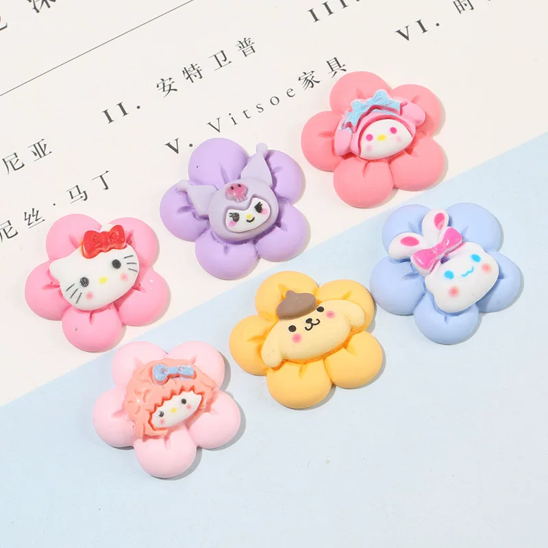 Cute children's hair accessory with bow, shoes, materials set, flowered, handmade