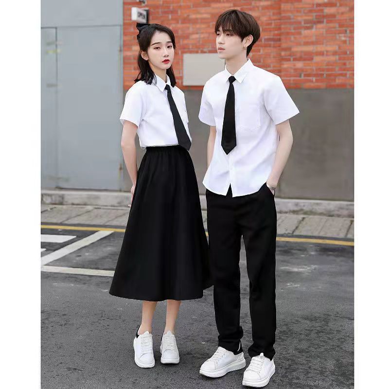 クラス制服 学院風 夏服セット 高校制服 中学生男女兼用 演奏会衣装 清新で甘いスタイル|undefined