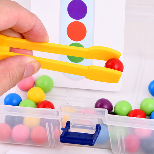 Bead and ball test tube toy p.23 baby early education logic focus children's fine motor training teaching aids