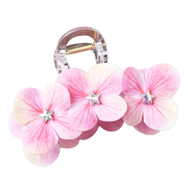 インターネットセレブの新製品甘いダブルフラワーパール胡蝶蘭の花のヘアピン海辺の休暇スタイルスーパー妖精ヘアアクセサリー女性の模擬花|undefined