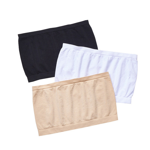 New one-piece seamless anti-exposure tube top strapless chest wrap women's bottoming comfortable bra underwear without breast pads