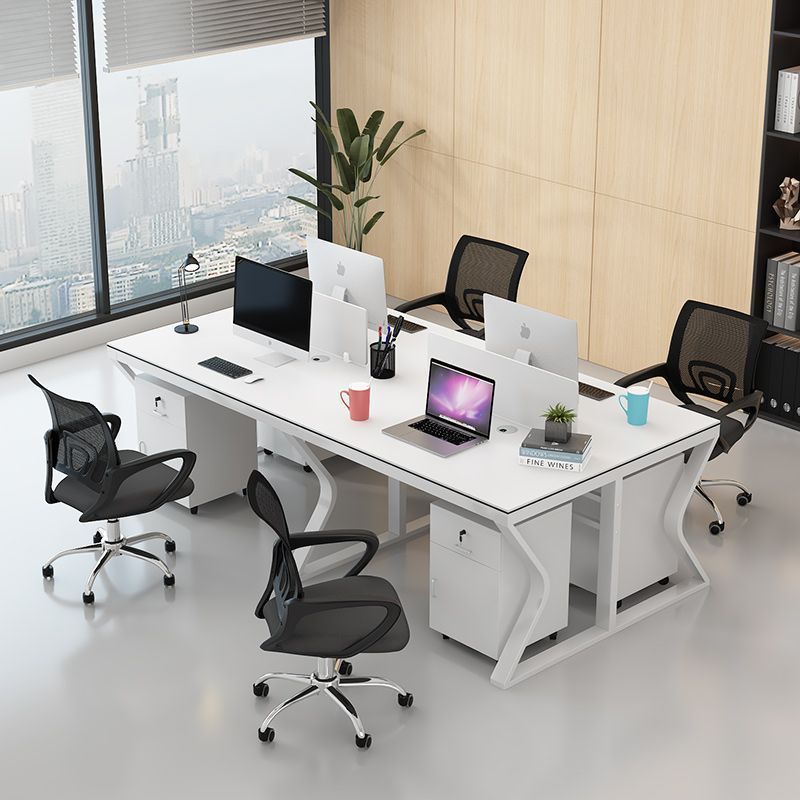 Employee Workstation Desk Work Table Office Office Chair Computer Desk Chair Set Workstation Combination Table