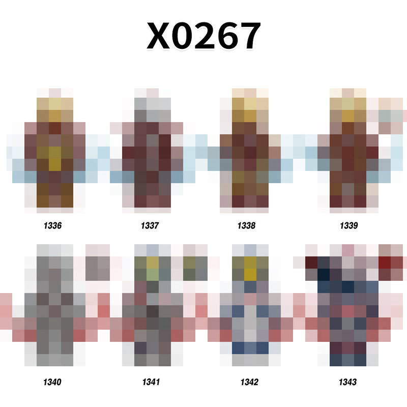 Foreign Trade Goods X0267 Super Movie Series Educational Assembled Building Blocks Minifigure Toys Opp Bag