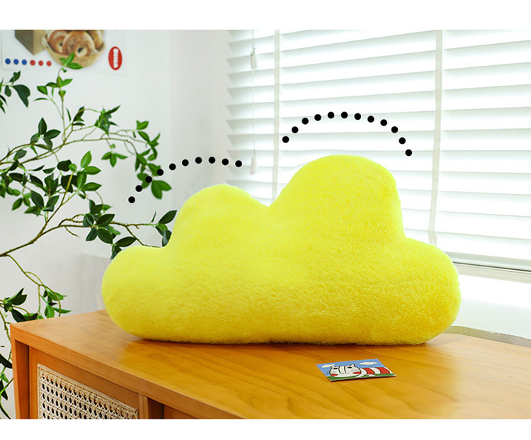 Ins-Style Nordic Home Cloud Pillow, Girly Gift, Star and Moon Bay Window Doll Cushion, Nap Pillow