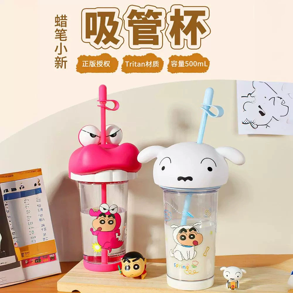 Crayons with glass, high quality cute plastic handheld glass