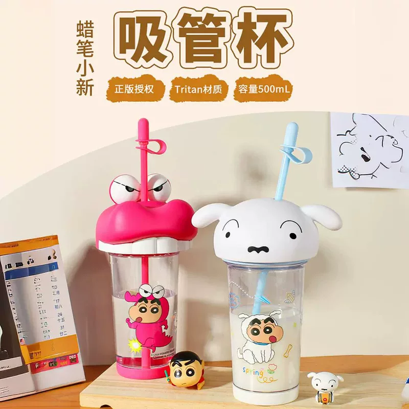 Crayons with glass, high quality cute plastic handheld glass