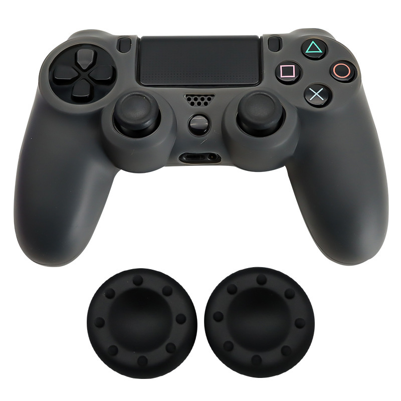 Funda protectora para gamepad PS4 SLIM/PRO para enviar dos teclas de 8 puntos Funda de silicona para gamepad ps4