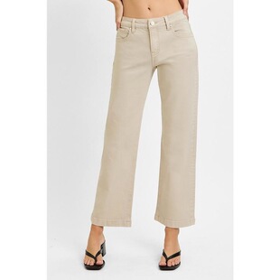 U 76282 Khaki Flared Jeans Women Loose Fit ����ɫ΢��ţ��ѝ