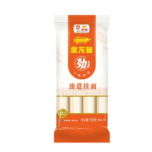 Golden Dragon Fish Noodles with Egg Core, 150g Small Pack, Household Soup Noodles, Main Course Mix Noodles, Convenient Instant Single-Serve Pack