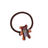 Cute accessory, elastic ponytail, advanced hair rope, with little bears, high-quality style