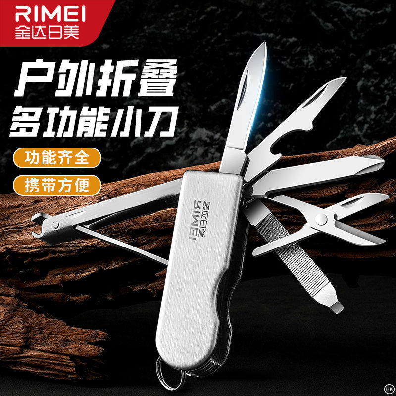 Cuchillo plegable multifuncional