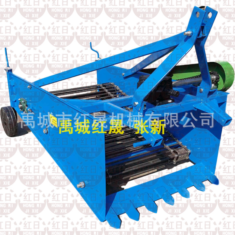 厂家供应土豆挖掘机 4U-1单垄马铃薯收获犁 花生收获机 红日机械