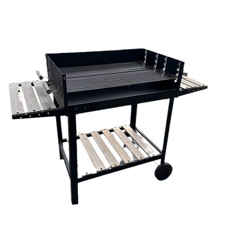 Multi-funcional del hogar patio engrosada Barbacoa Parrilla de carbón al aire libre horno portátil puesto para acampar