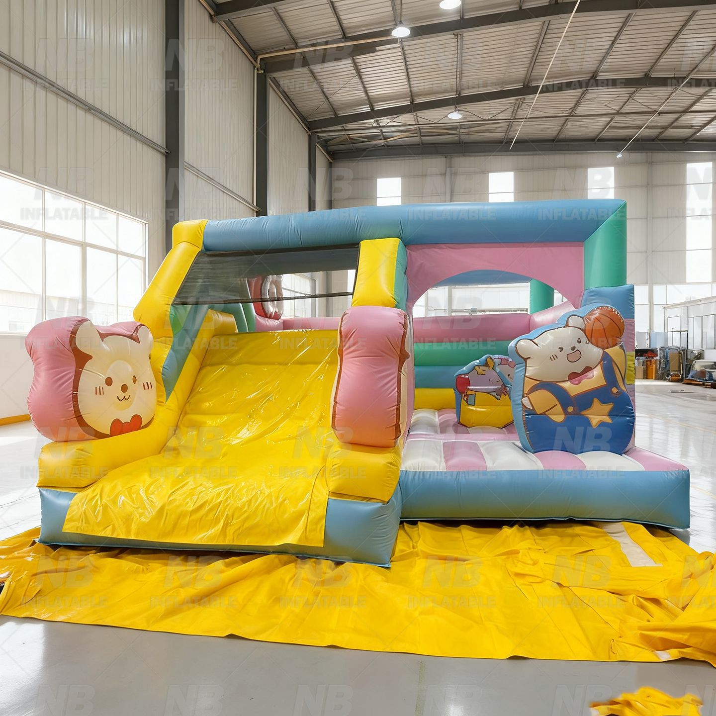 Casas inflables para niños indoor y outdoor jardín sala de rebote cama pequeña piscina inflatable castillo traviesos