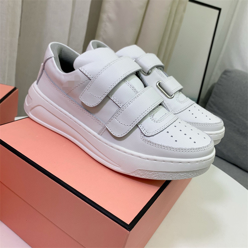 2025 Export Last Order Women's Shoes Velcro White Shoes Thick-Soled Shoes Sports Style Casual Shoes Small Height Increasing Shoes