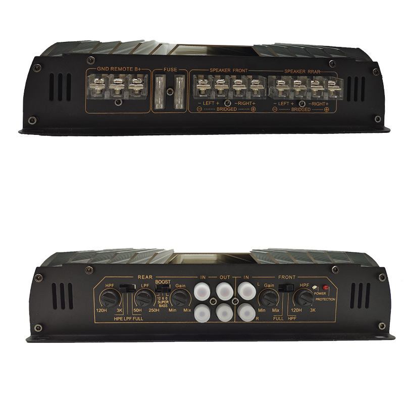 Factory Direct Four-channel 4 * 100W Car Audio Modified PoWer Amplifier M668 High-poWer Four-Way Car