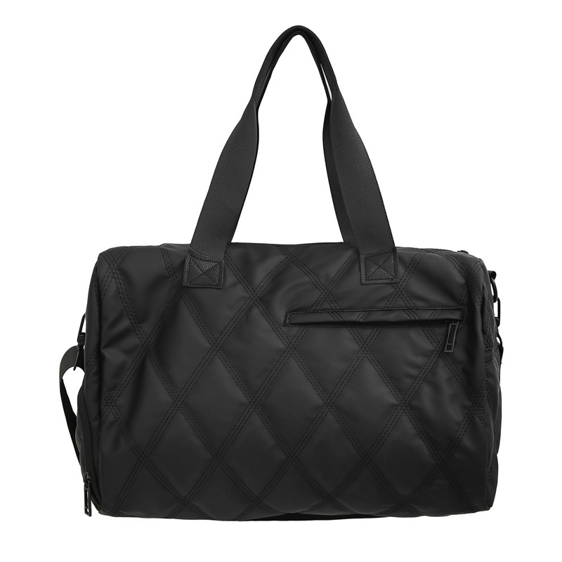 Bolsa de viaje de moda transfronteriza de un solo hombro bordada de diamante separación seca y húmeda bolsa de ejercicios bolsa de equipaje de almacenamiento independiente