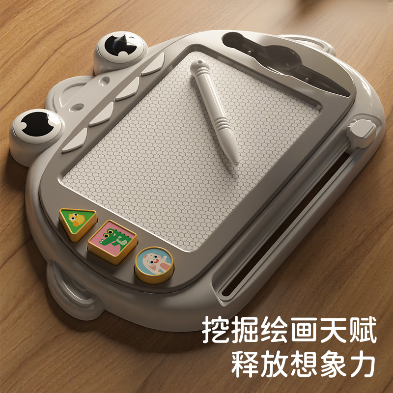 Spot estilo explosivo tablero de dibujo magnético para niños, graffiti de color, bebé pequeño, tablero de escritura magnético doméstico borrable, se puede eliminar