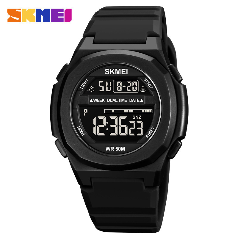 Skmei deportes al aire libre apariencia de los hombres y las mujeres multi-funcional reloj impermeable de los hombres de moda reloj electrónico 1821