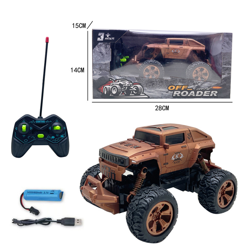 Control remoto fuera de la carretera coche de juguete de carga de cuatro ruedas de aleación escalada coche de control remoto de alta velocidad coche Niños niño regalo coche de juguete