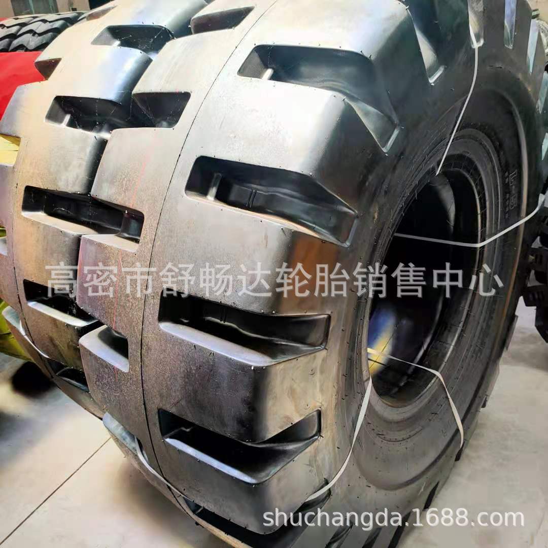 销售50装载机轮胎 23.5-25  L5加深花纹 半实心轮胎 带内胎