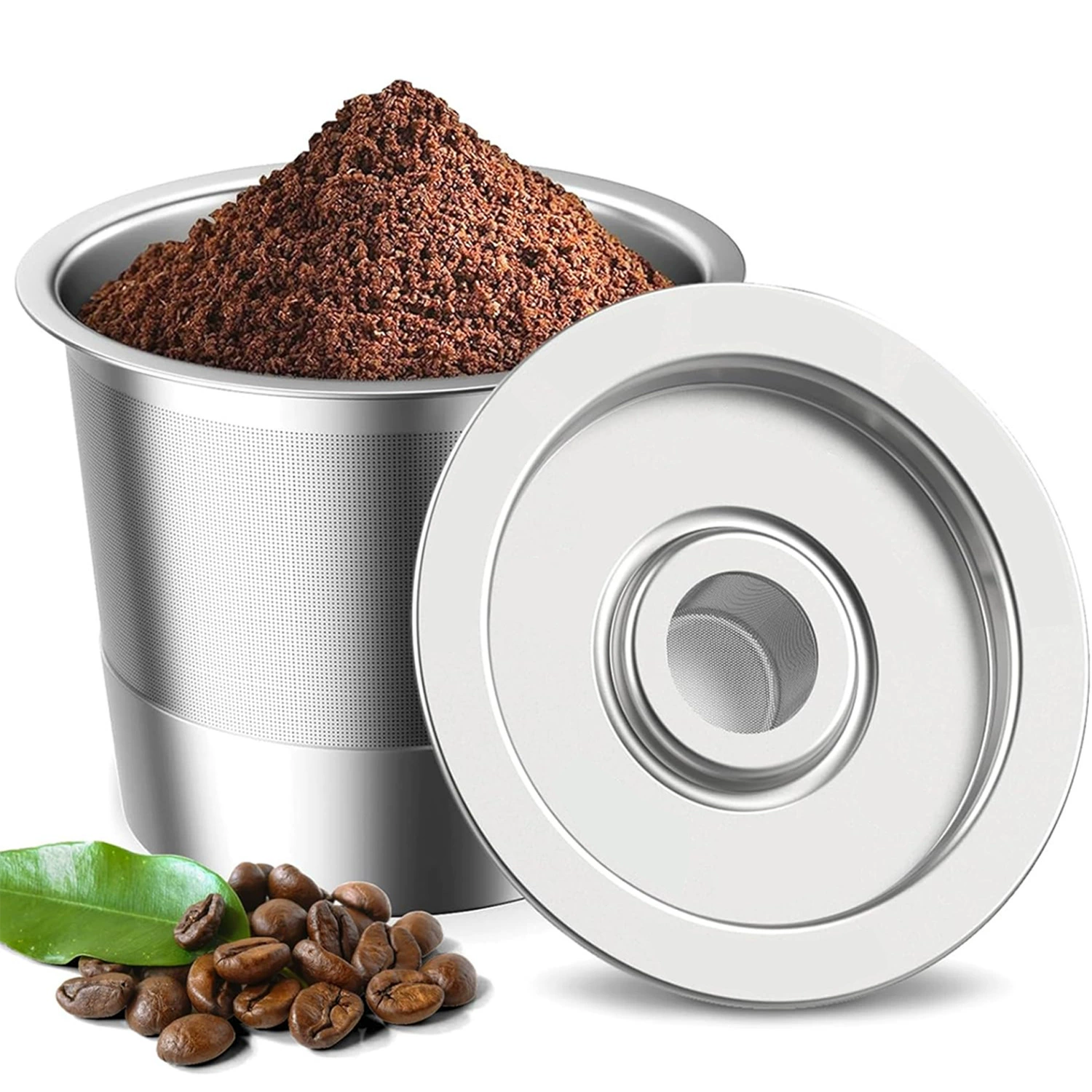 Coffee capsule, coffee machine stainless steel