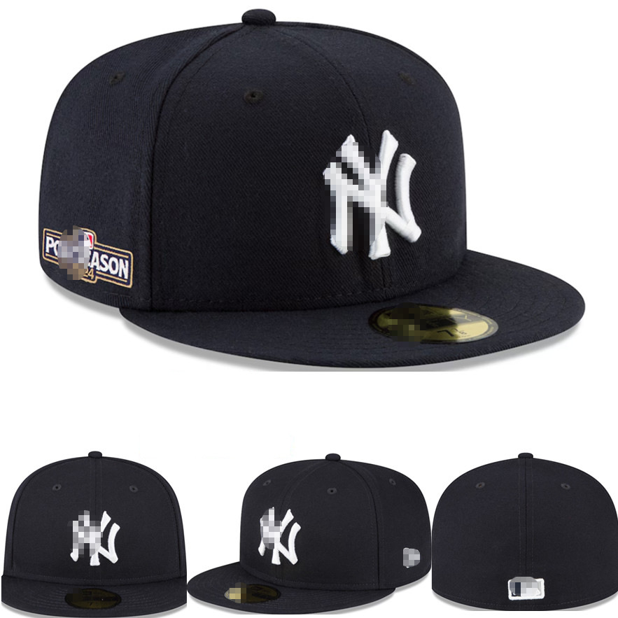Sombrero de clase AA de alta calidad nueva gorra cerrada MLB gorra de béisbol para hombres y mujeres gorro bordado protector solar para exteriores