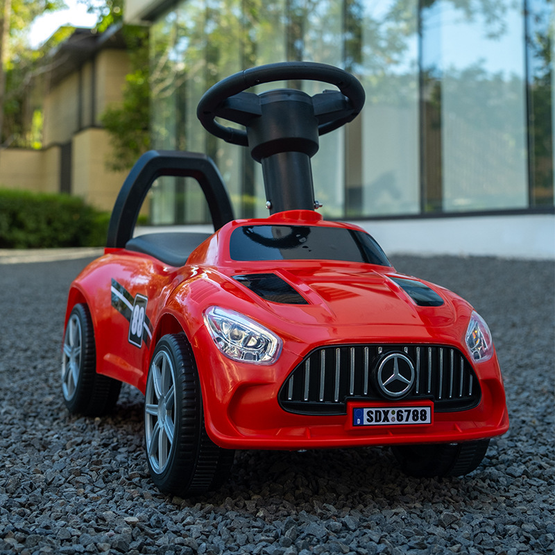 Carro para niños, coche torcido, 1-3 años, coche de juguete para bebés, coche, rueda universal, coche antideslizante
