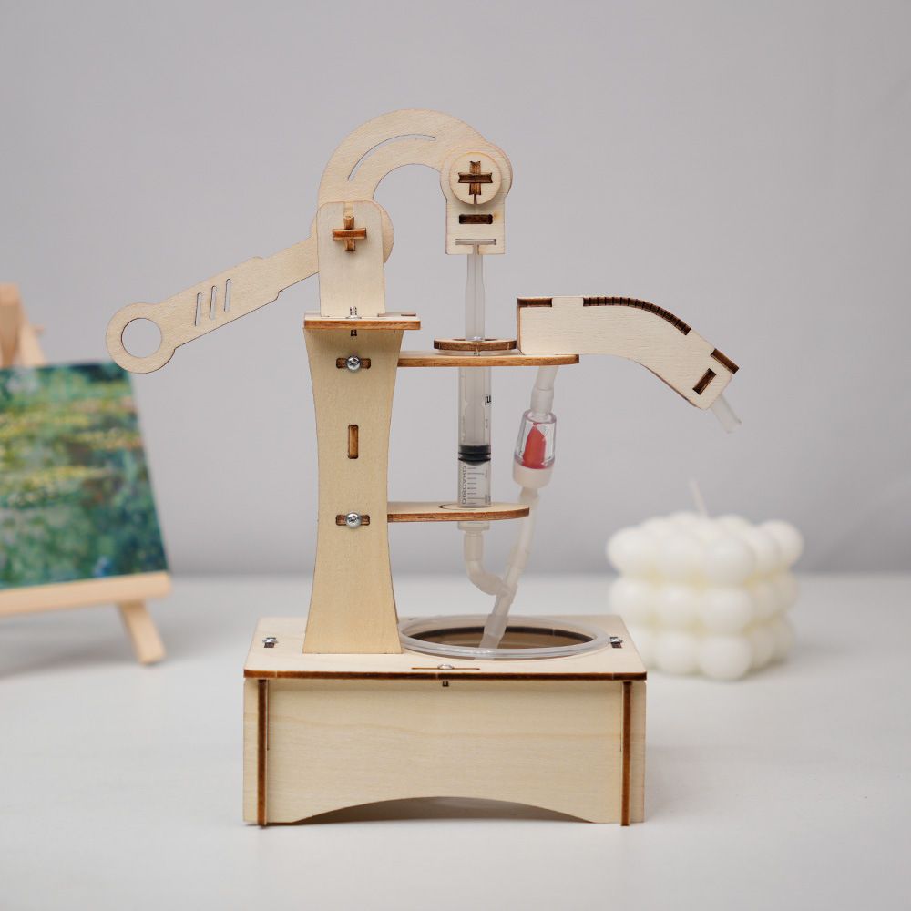 Hand pressure water pump science and technology small production children's science experiment teaching toys primary school students handmade diy material gift