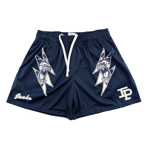 American style trendy shorts, IP casual sports mesh four-pocket shorts for men, not reaching the knees, basketball running training shorts for men and women