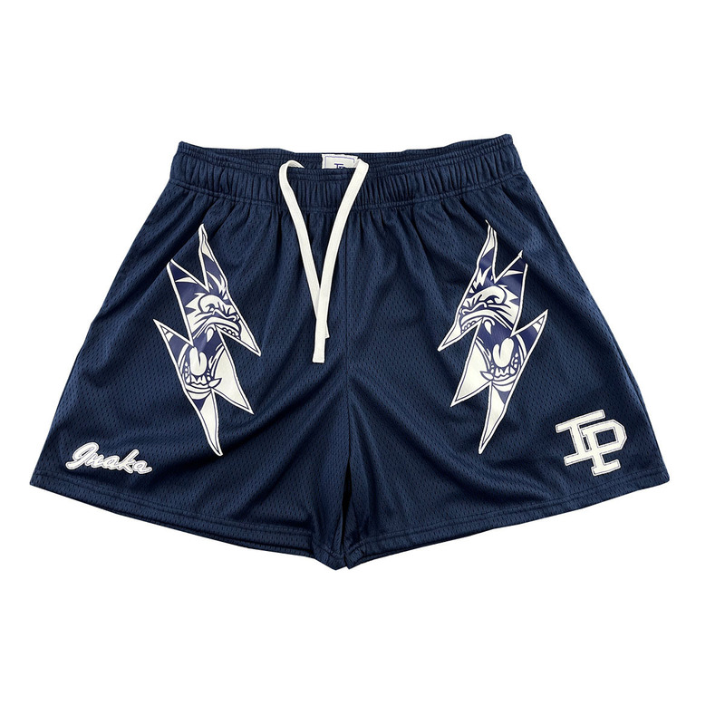 American Style Trendy Shorts IP Casual Sports Mesh Quarter Pants Men's but Knee Basketball Running Training Shorts for Men and Women American Style Trendy Shorts IP Casual Sports Mesh Quarter Pants Men's but Knee Basketball Running Training Shorts for Men and Women