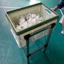 邮艾羽菲斯羽毛球集球器可折叠收球框伸缩发球器教练便携式教具无