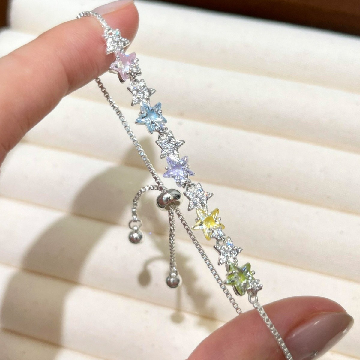 Colorful star bracelet