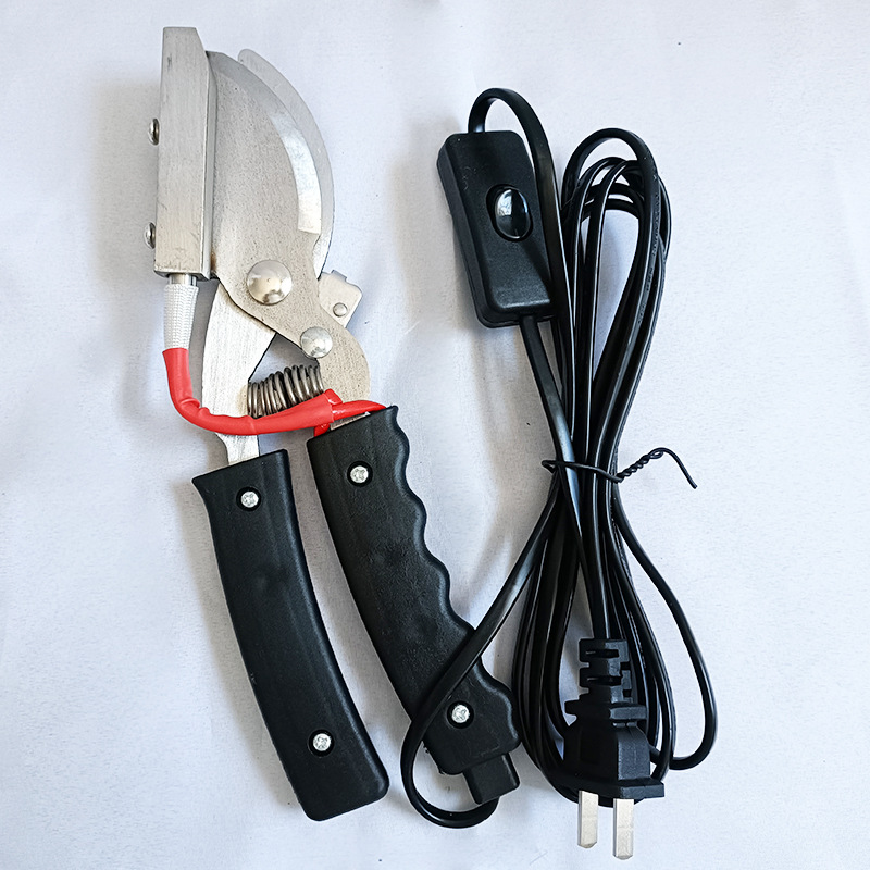 Alicates de corte de cola de calefacción eléctrica Alicates de corte de cola de granja de cerdos Alicates de corte de cola de acero inoxidable para lechones Equipo de cría de cerdos