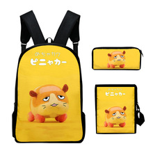 2024日漫周边 车车 3D双肩背包套装 跨境潮流彩印双肩包