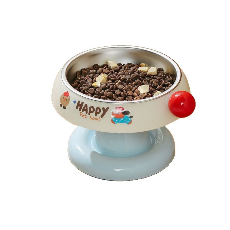Stainless steel cat bowl, dog bowl, cat feeding bowl, cat bowl, food bowl, anti-knock over, cat and dog bowl, pet supplies, pet bowl 5