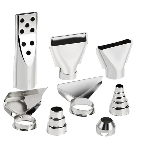 Universal hot air gun nozzle nozzle gun nozzle air gun nozzle flat mouth round duck tongue three-section five-section air duct accessories