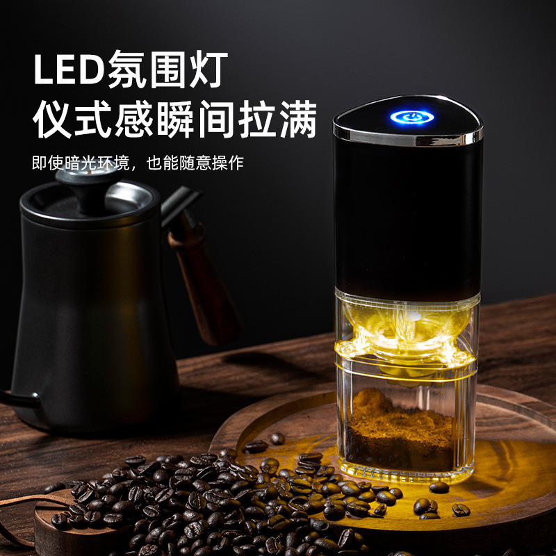 Manufacturers electric coffee machine home convenient semi-automatic American hand-held Grinding bean small grinding machine cross-border wholesale