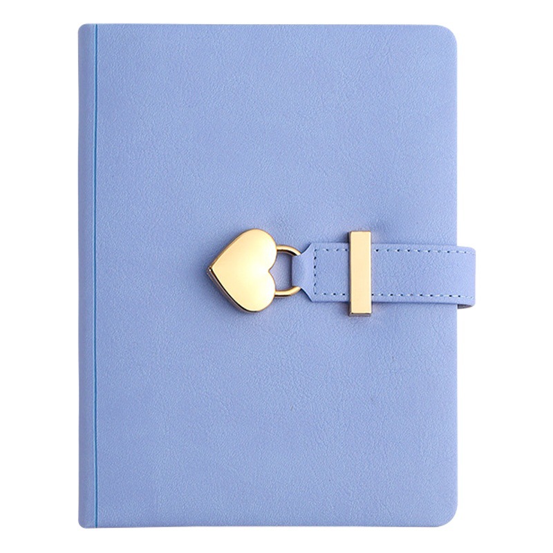 Nuevo lindo amor llavero portátil negocio simple de alto aspecto dorado libro de mano Bloc de notas pruebas