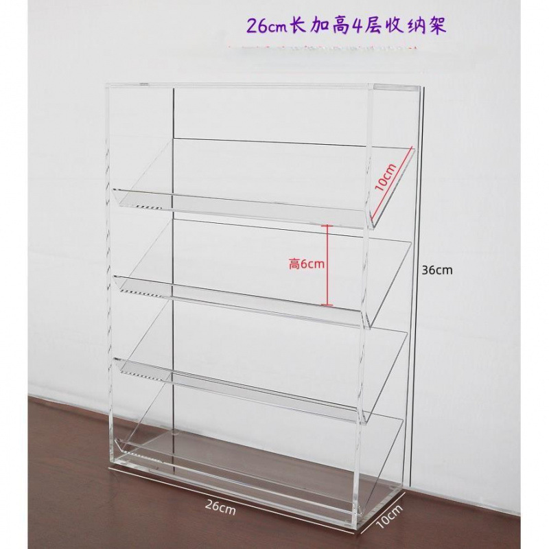 亚克力化妆品眼影粉饼口红唇釉香水气垫指甲油大容量展示收纳盒架|undefined