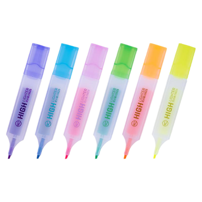 Deli / Dely Highlight Stud Papelería marcador de trazos clave para tomar notas de bolígrafo de contabilidad puntero S625