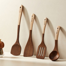 【禾豆c】鸡翅木锅铲不粘锅专用铲子家用炒菜铲耐高温炒勺饭勺