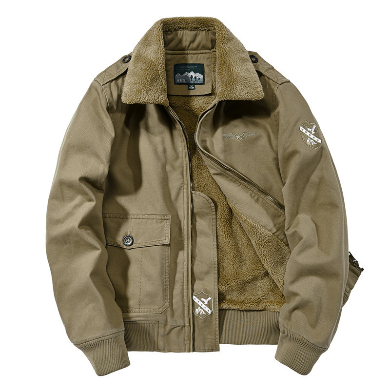 メーカーの冬の男性の綿入れの上着とベルベットの厚手の綿服欧米のカジュアルジャケットの綿服1989|undefined