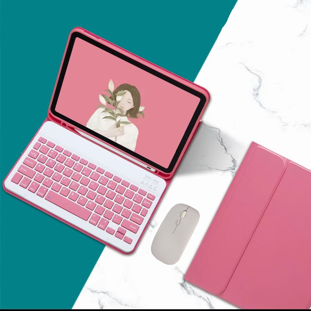 La funda protectora para tableta iPad de 11.ª generación es adecuada para el teclado Bluetooth Apple Pro13, una funda magnética desmontable para tableta con ranura para lápiz.