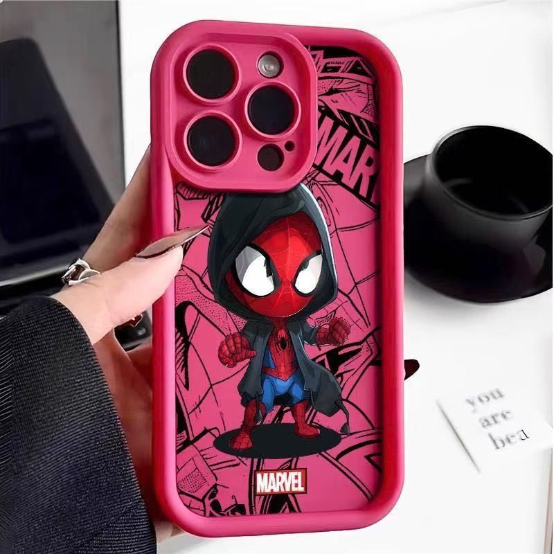 Funda para teléfono iphone16pro para pareja Apple 15 anti-caída 14 dibujos animados 13promax nuevo 12x Europa y América