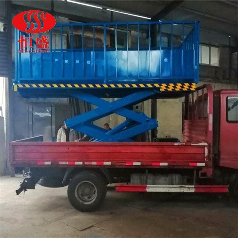 定制移动卸猪台车载装猪台养猪中转装猪台电动液压上猪台升降猪台